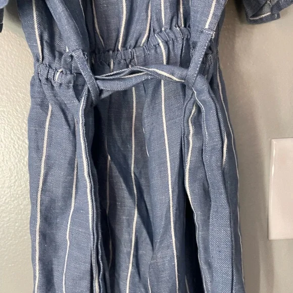 Vintage Havana blue and white striped jumpsuit - Picture 6 of 6